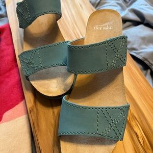 Dansko Massey Milled Nubuck in color Lagoon